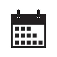 vector de diseño de icono de calendario