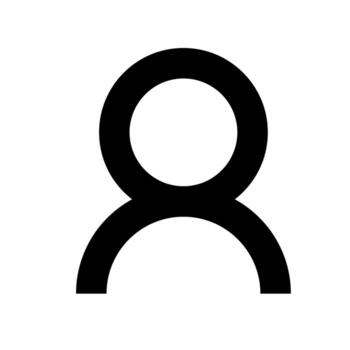 User icon line isolated on white background. Black flat thin icon on modern outline style. Linear symbol and editable stroke. Simple and pixel perfect stroke vector illustration.