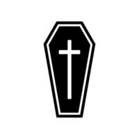 coffin icon vector illustration design