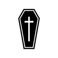 coffin icon vector illustration design