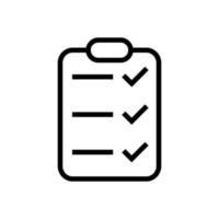 checklist icon design vector template