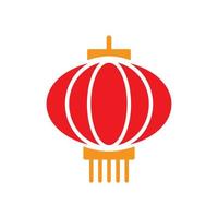 chinese lanterns icon design vector template