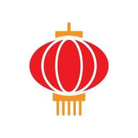 chinese lanterns icon design vector template