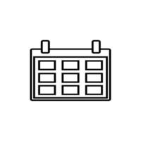 vector de diseño de icono de calendario