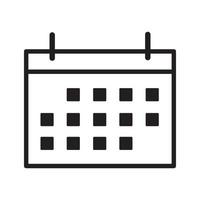 calendar icon design vector