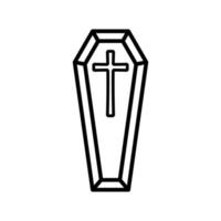 coffin icon vector illustration design