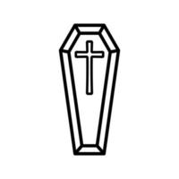 coffin icon vector illustration design