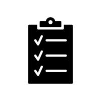 checklist icon design vector template