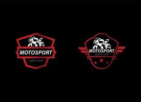 Motorsport Logo Design Template vector