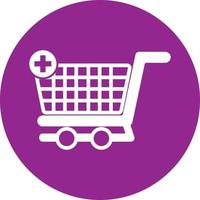 Shopping Cart Solid Icon vector