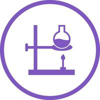 Unique Experiment Vector Glyph Icon