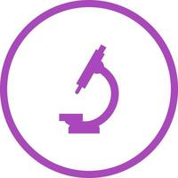 Unique Microscope Vector Glyph Icon