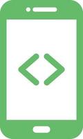 Unique Code Vector Glyph Icon