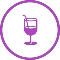 Unique Juice Vector Glyph Icon