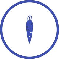 Unique Carrot Vector Glyph Icon