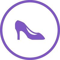 Unique Heels Vector Glyph Icon