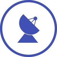Unique Satellite Dish Vector Glyph Icon