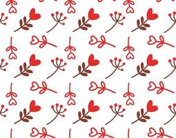 Hand drawn doodles of branches on a white background vector