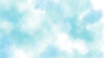 Hand painted watercolor sky and clouds, abstract watercolor background, vector. vector