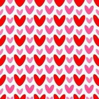 seamless pattern with hearts background vector