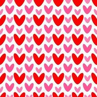 seamless pattern with hearts background vector