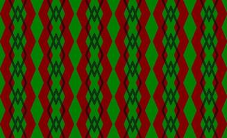 green seamless geometric ethnic pattern background vector