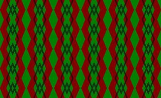 green seamless geometric ethnic pattern background vector