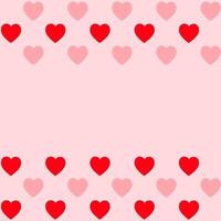 Free vector heart pattern lover pink background