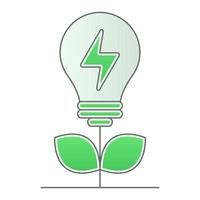 energy saving icon, suitable for a wide range of digital creative projects. vector