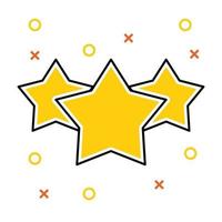 Stars icon, suitable for a wide range of digital creative projects. vector