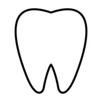 tooth icon, suitable for a wide range of digital creative projects. vector