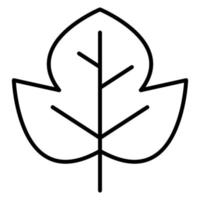Leaf icon, suitable for a wide range of digital creative projects. vector