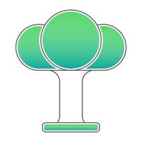 Tree icon, suitable for a wide range of digital creative projects. vector