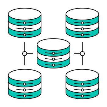icono de escalabilidad, adecuado para una amplia gama de proyectos creativos digitales. vector