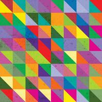 Mid Century Patern with random colored triangles Generative Art background illustration vector