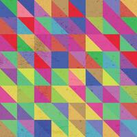 Mid Century Patern with random colored triangles Generative Art background illustration vector
