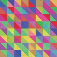 Mid Century Patern with random colored triangles Generative Art background illustration vector