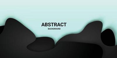 abstract simple background, fluid black and blue color vector