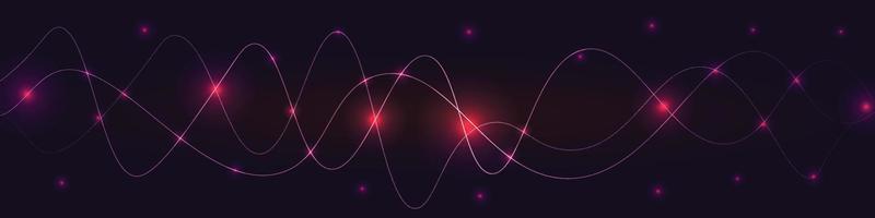 abstract pink glowing lines design on background with slight texture. Composition of a little bright light vector