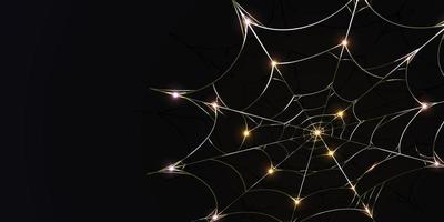 spider webs Background elegant gold can be used according to your needs vector