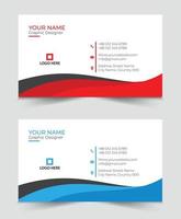 Creative modern business card template vector