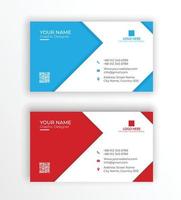 Creative modern business card template vector