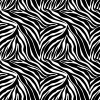 Vector animal print. Zebra ornament. Seamless pattern