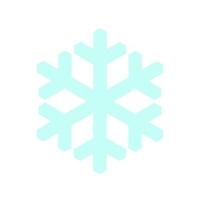 icono de copo de nieve vectorial. ilustración para web vector