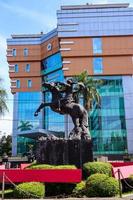 Semarang, December 2022. Horse statue of Prince Diponegoro Undip Semarang photo