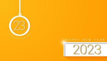 happy new year 2023 abstract background vector
