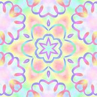 Abstract kaleidoscope background. Beautiful kaleidoscope seamless pattern. Multicolor mosaic texture. Seamless kaleidoscope texture. Unique kaleidoscope design vector