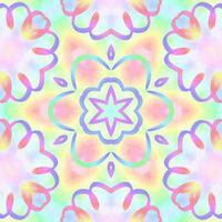 Abstract kaleidoscope background. Beautiful kaleidoscope seamless pattern. Multicolor mosaic texture. Seamless kaleidoscope texture. Unique kaleidoscope design vector