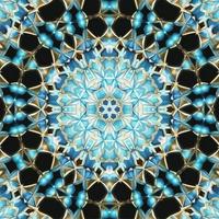 Abstract kaleidoscope background. Beautiful kaleidoscope seamless pattern. Multicolor mosaic texture. Seamless kaleidoscope texture. Unique kaleidoscope design vector