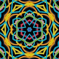 Abstract kaleidoscope background. Beautiful kaleidoscope seamless pattern. Multicolor mosaic texture. Seamless kaleidoscope texture. Unique kaleidoscope design vector